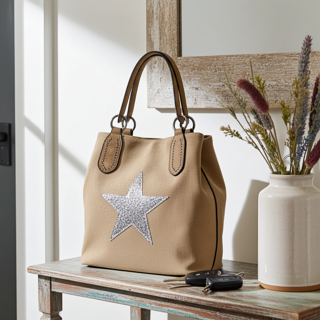2290 Canvas Star Tote Bag