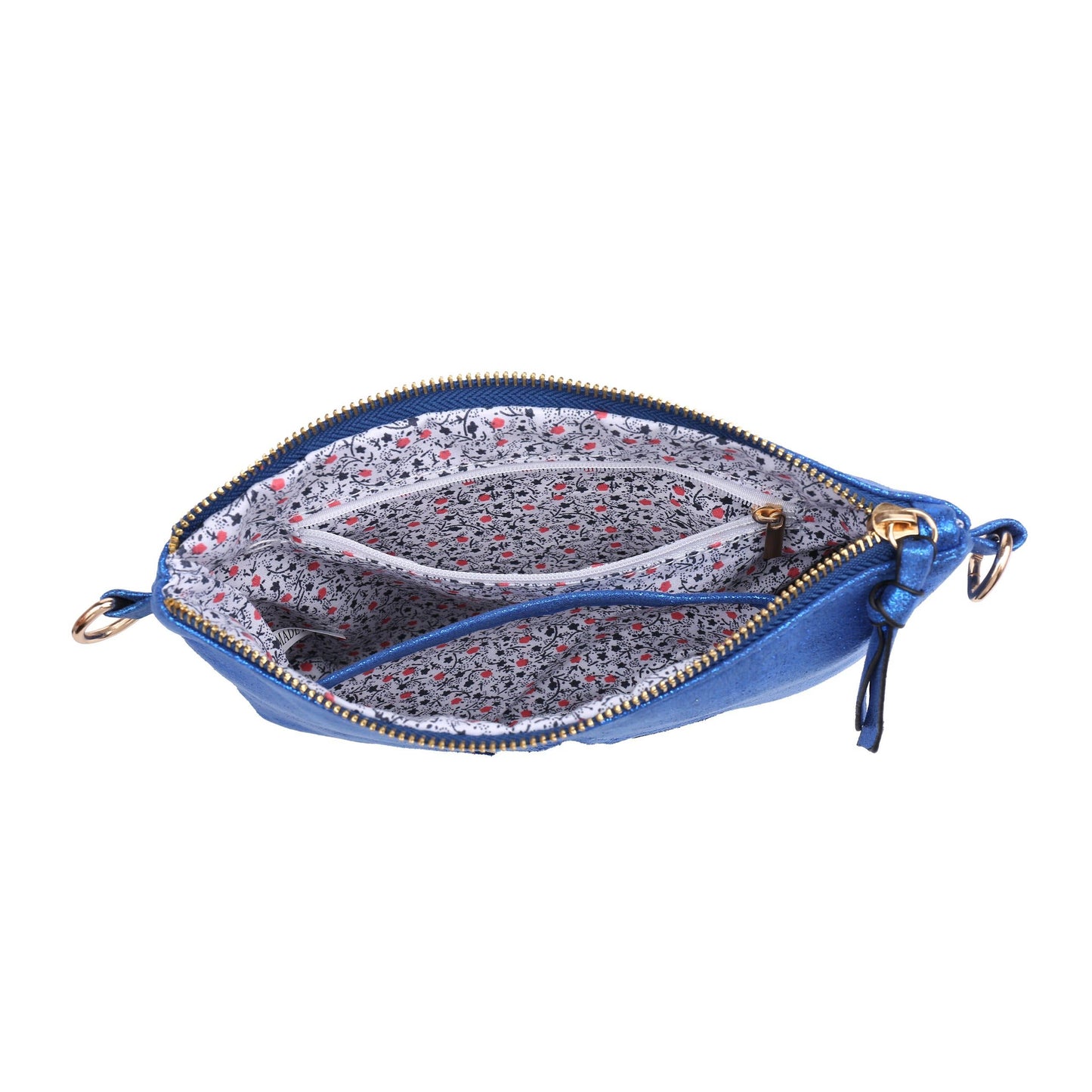 Fabric Star Small Crossbody Bag # 2320: SILVER