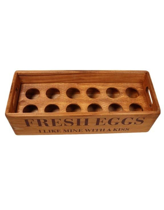 Wooden Egg Storage Box