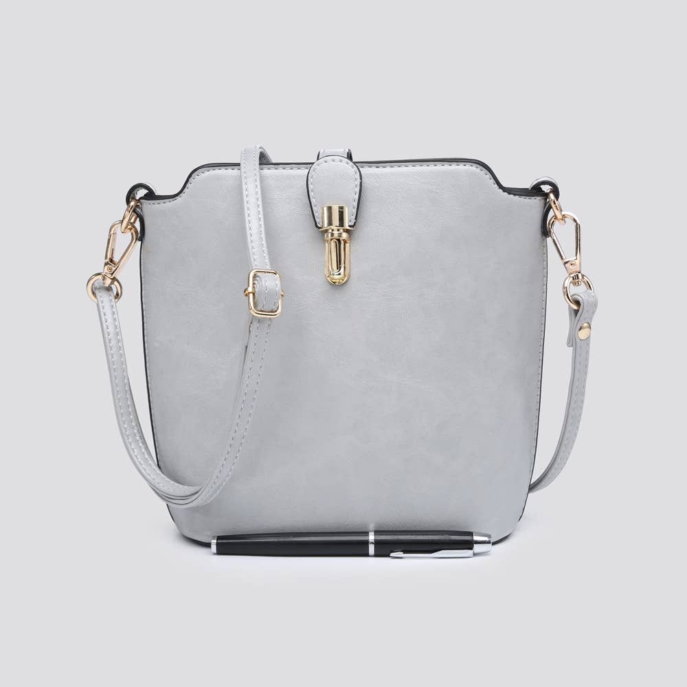 Premium Grade Vegan Leather Crossbody Bag # JNY2157S2526: PINK