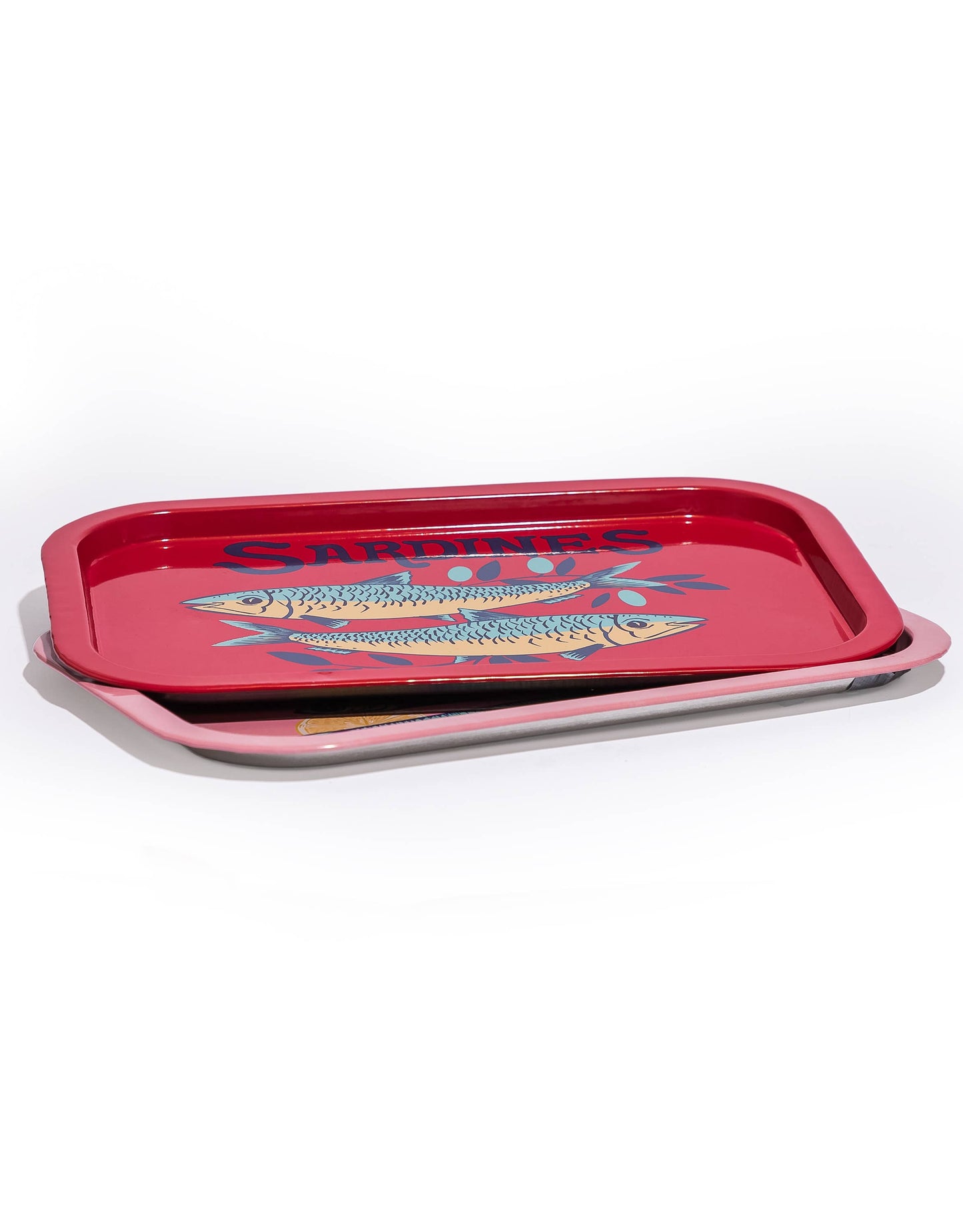 Retro "Anchovies” tin Serving Tray -