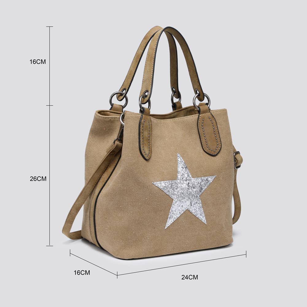 2290 Canvas Star Tote Bag