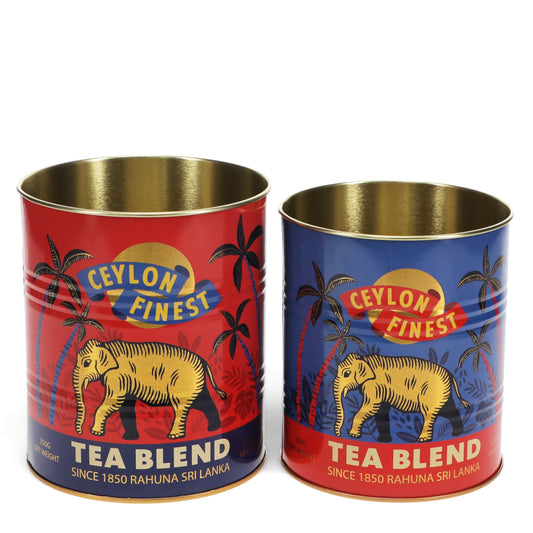 Medium storage tins (set of 2) - Ceylon Finest