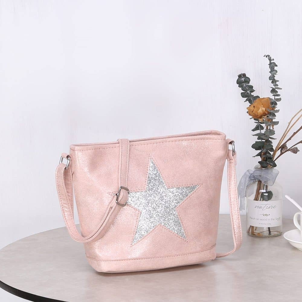 Fabric Star Small Crossbody Bag # 1191: MINT
