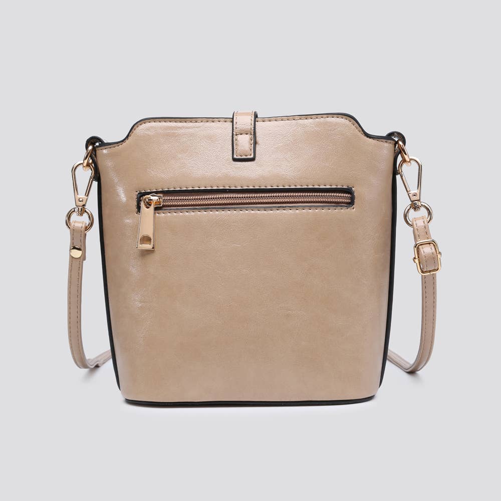 Premium Grade Vegan Leather Crossbody Bag # JNY2157S2526: PINK