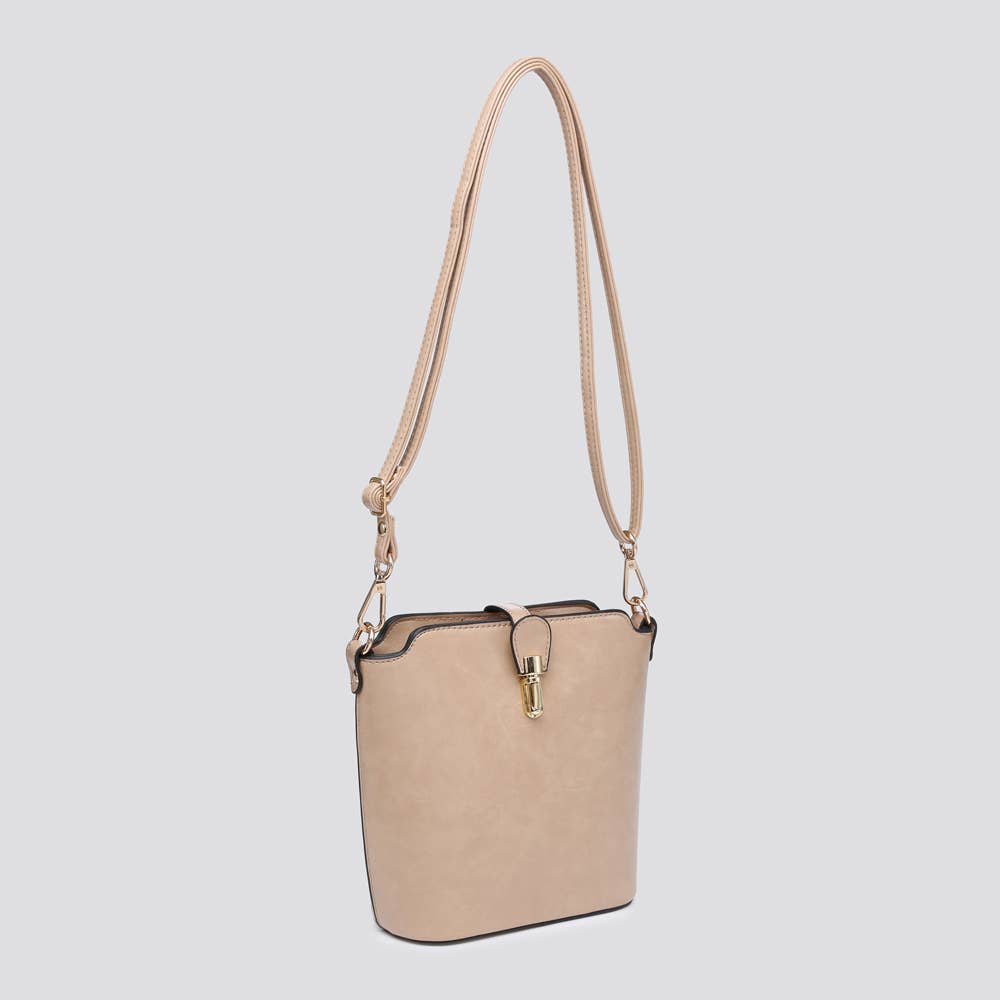 Premium Grade Vegan Leather Crossbody Bag # JNY2157S2526: PINK