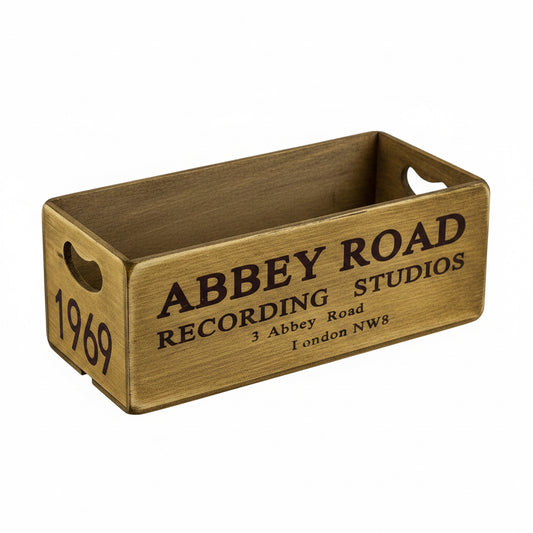 Antiqued "Abbey Road" Wooden Box