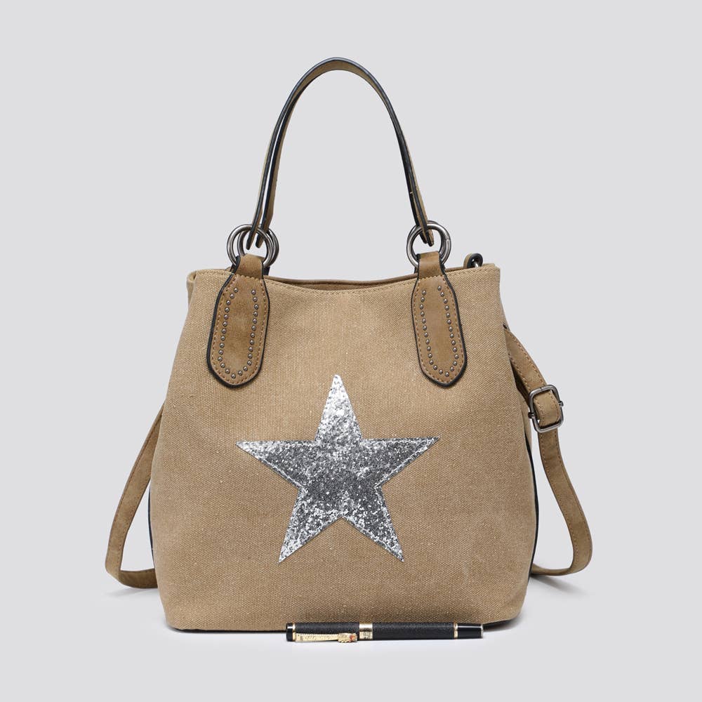 2290 Canvas Star Tote Bag