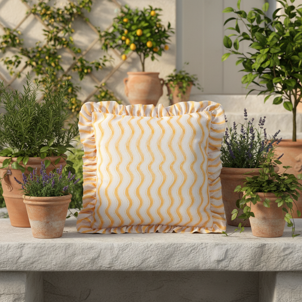 Summer Solstice Outdoor Cushion  - Cover Only.                                       50 x 50cm
