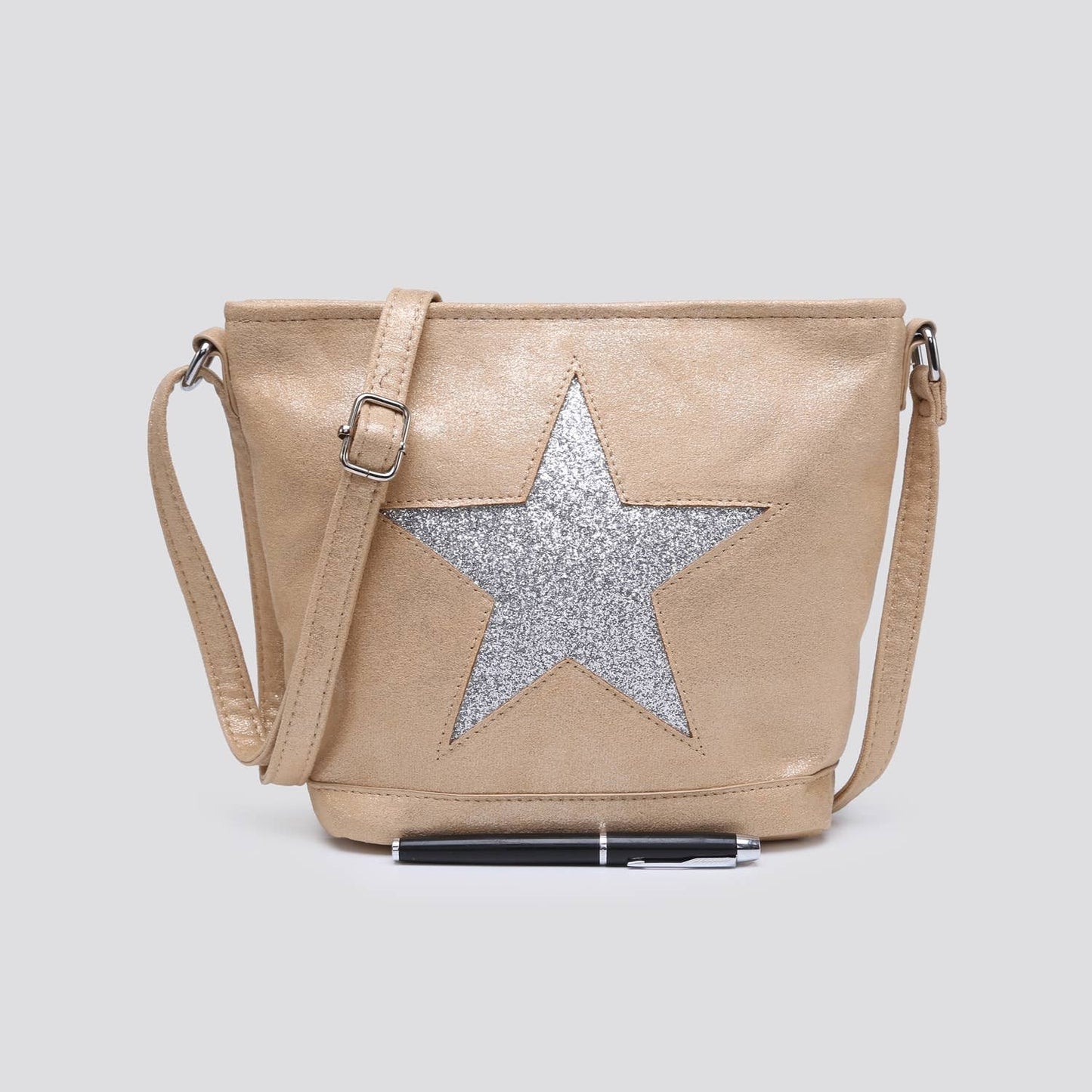 Fabric Star Small Crossbody Bag # 1191: MINT