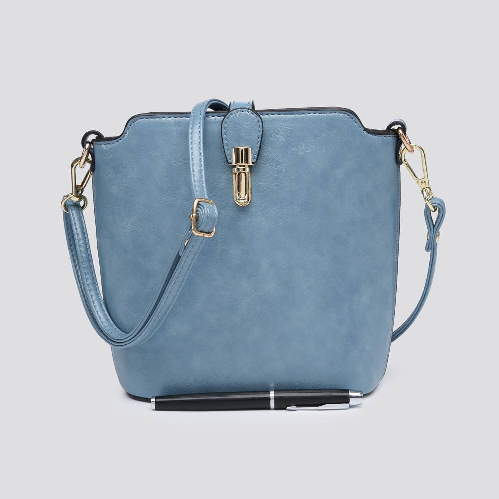 Premium Grade Vegan Leather Crossbody Bag # JNY2157S2526: PINK