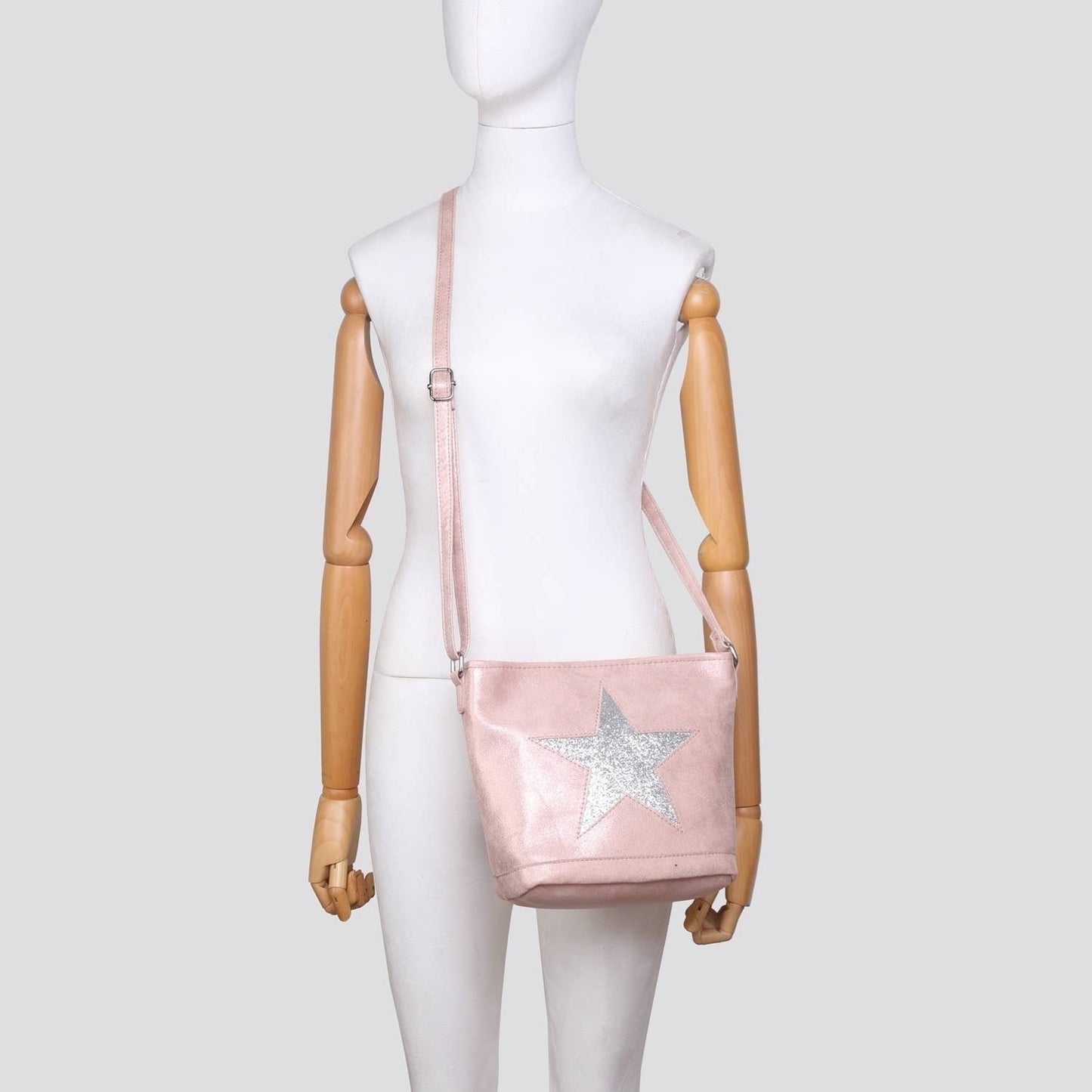Fabric Star Small Crossbody Bag # 1191: MINT