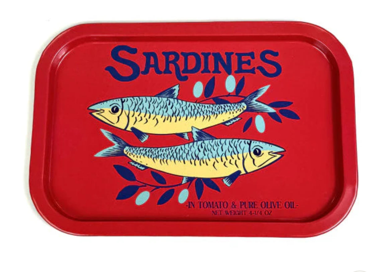 Retro "Sardines Tin" Serving Tray