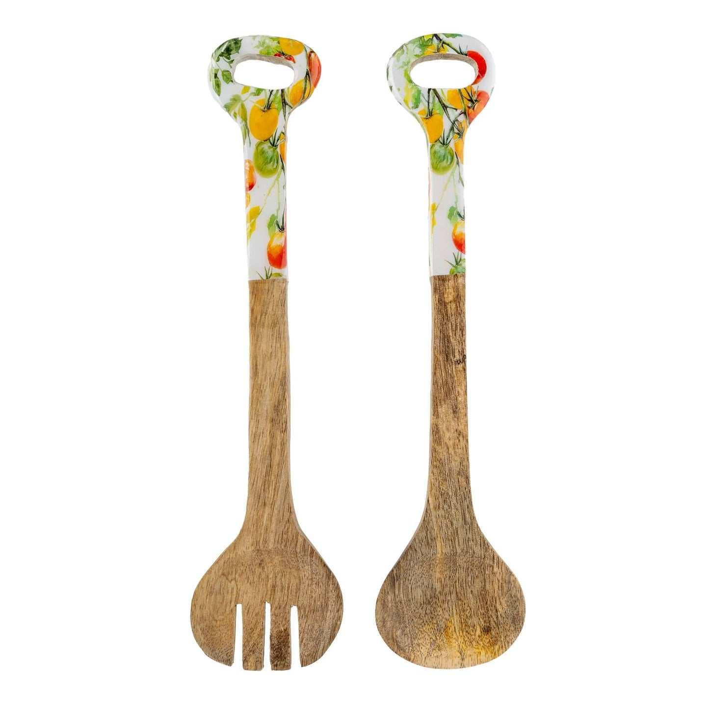 Spoon & Fork Mango Wood - Tomatoes