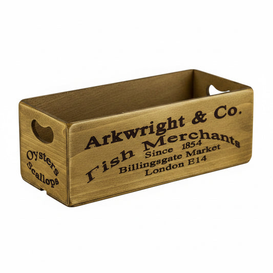 Antiqued "Billingsgate Market" Wooden Box