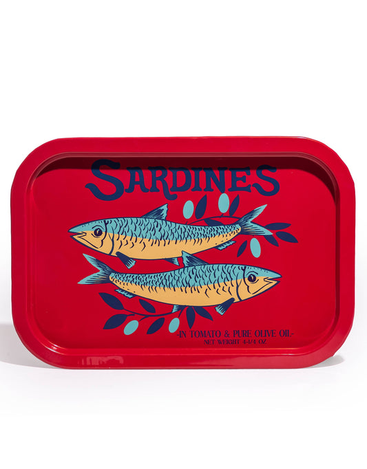 Retro "Sardines Tin" Serving Tray