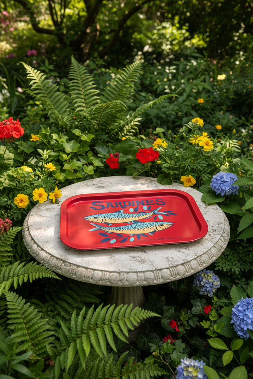 Retro "Sardines Tin" Serving Tray