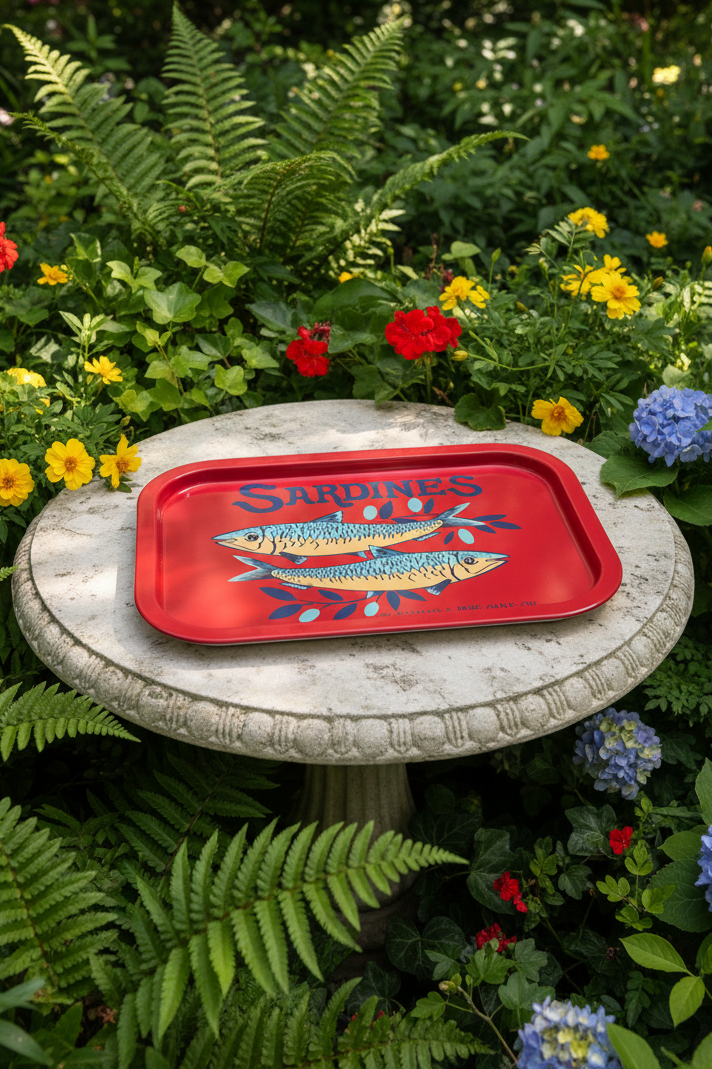 Retro "Sardines Tin" Serving Tray