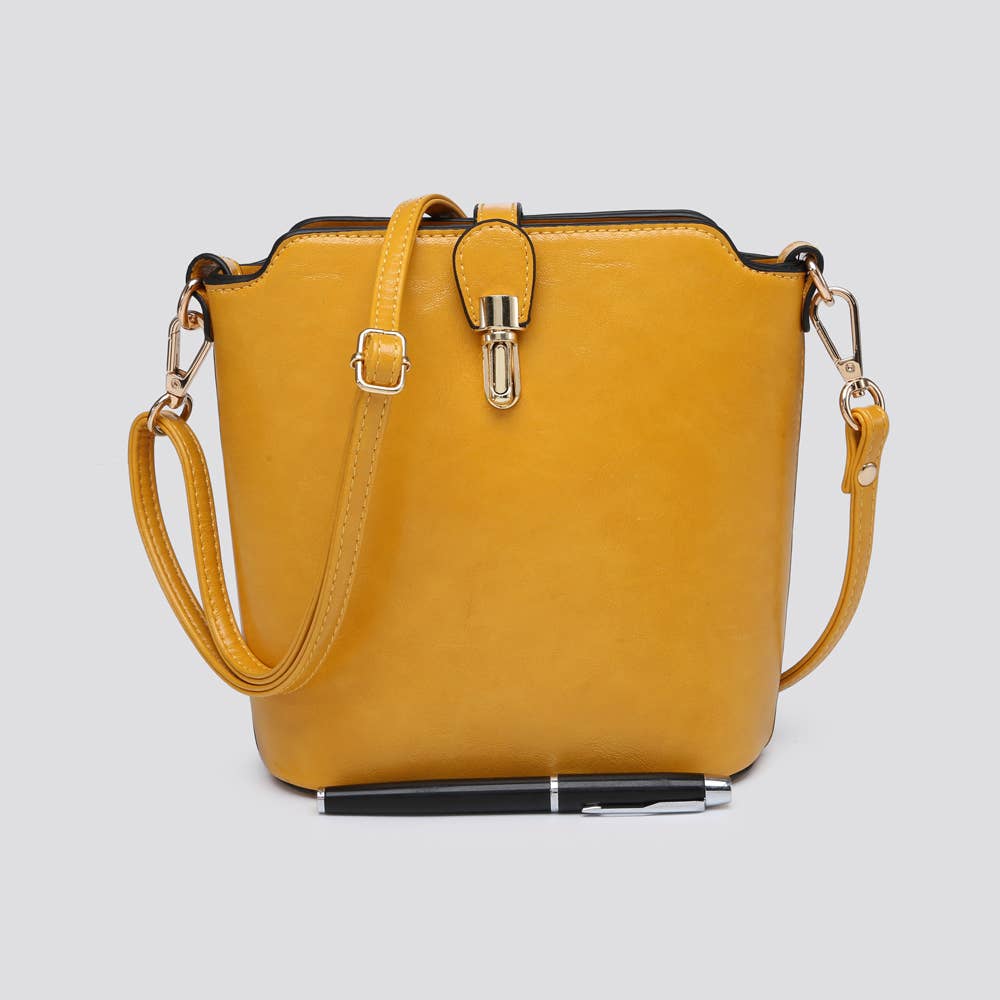 Premium Grade Vegan Leather Crossbody Bag # JNY2157S2526: PINK
